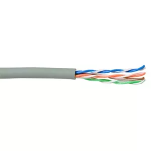 Патч-кабель ACT CAT5E U/UTP многожильный серый 100м