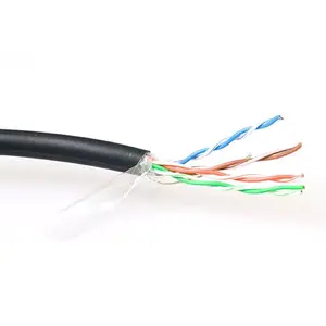 Патч-кабель ACT CAT5E F/UTP LSZH многожильный черный 100 м