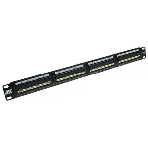 Patch Panel 24-ports unshielded 45° ACT P24AK1