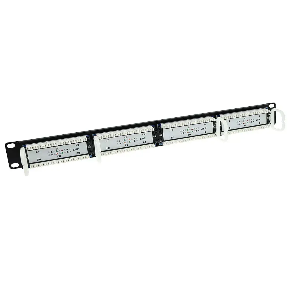 Patch Panel 24-ports unshielded ACT P24AK1 Photo 2
