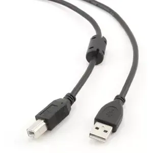 USB 2.0 cable GEMBIRD CCF-USB2-AMBM-15 — A to B, 4.6 m, male-male, black