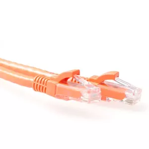 Patch cable ACT Orange 3 meter U/UTP CAT6 snagless with RJ45 connectors