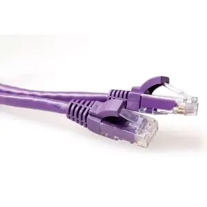 Patch Cable ACT Purple 2 meter U/UTP CAT6 Snagless RJ45