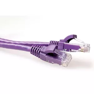 Патч-кабель ACT Purple 15м U/UTP CAT6
