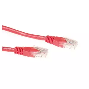 Ewent 3.0m Cat6 UTP сетевой кабель Красный 3 m U/UTP (UTP)