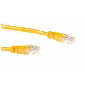Ewent 0.5m Cat6 UTP tīkla kabelis Dzeltens 0,5 m U/UTP (UTP)
