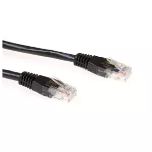 Ewent 1.0m Cat6 UTP сетевой кабель Черный 1 m U/UTP (UTP)