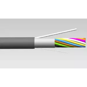 Shielded 10‑wire RS-232 data cable FOTUX ® FX/OSC10-LSZH-GRY, LSZH jacket, grey