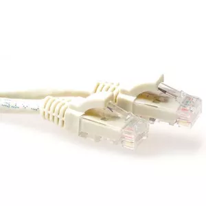 Patch Cable ACT Ivory 5 meter U/UTP CAT6A