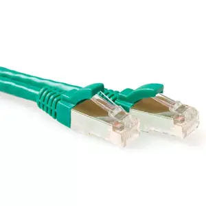 SFTP CAT6A patch cable ACT Green 10 meter FB6710