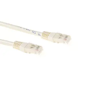 Patch Cable ACT Ivory 1 meter U/UTP CAT6A RJ45