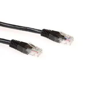 Патч-кабель ACT Black 20 метров U/UTP CAT6A IB4220