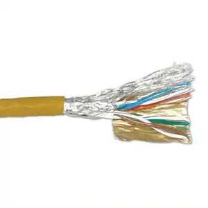 Патч-кабель ACT CAT6 S/FTP PVC многожильный желтый 305 м