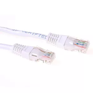 Патч-кабель ACT White 1.5м U/UTP CAT6 RJ45