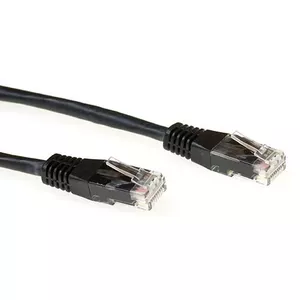 Патч-кабель ACT Black 1.5 метра LSZH U/UTP CAT6A