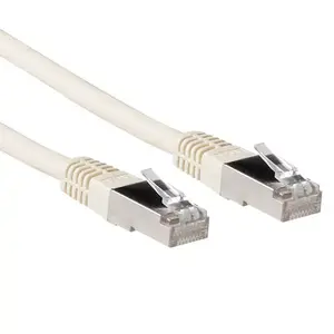 Patch Cable ACT Ivory 3 meter LSZH SFTP CAT6A with RJ45 Connectors