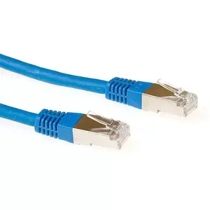 Patch Cable ACT Blue 2 meter LSZH SFTP CAT6A with RJ45 connectors