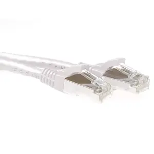SFTP CAT6A patch cable ACT White 1 meter