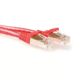Патч-кабель ACT Red 30 метров LSZH SFTP CAT6A
