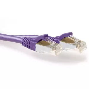 SFTP CAT6A patch cable ACT Purple 30.00 meter