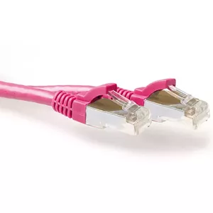 SFTP CAT6A патч-кабель ACT Pink 7.00 метра