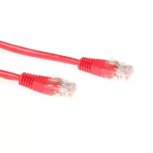 Патч-кабель ACT Red 0.25м U/UTP CAT6