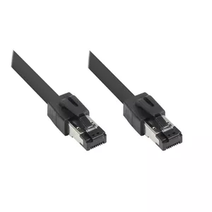 Networking Cable Alcasa 8080-005S Black 0.5m Cat8.1 S/FTP