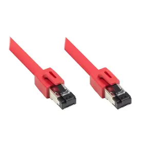Networking Cable Alcasa 8080-075R Red 7.5m Cat8.1 S/FTP