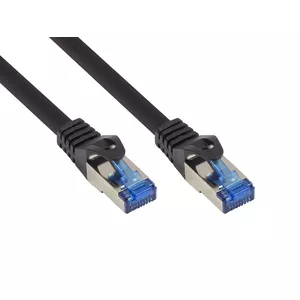 Networking Cable Alcasa 8060-SF005S RJ-45 Cat6a 0.5m Black