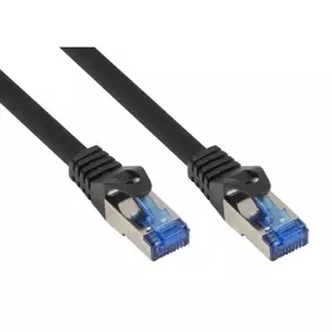 Networking cable Alcasa 8060-SF015S RJ-45 Cat6a 1.5 m Black