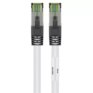 Патч-корд Goobay CAT 8.1 S/FTP PiMF белый 0.5м