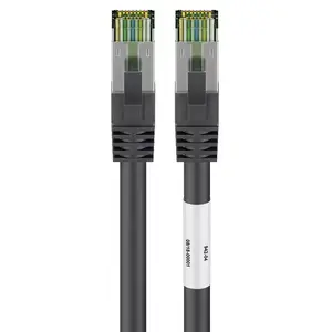 Сетевой кабель Wentronic 66719 Cat8.1 S/FTP 0.25м черный