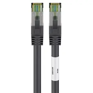 Сетевой кабель Wentronic 66720 черный 0.5м Cat8.1 S/FTP