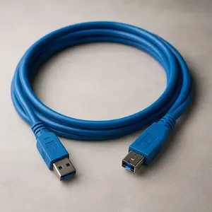 USB cable Gembird CCP-USB3-AMBM-6 — USB A to USB B, 1.83 m, blue, 5 Gbit/s