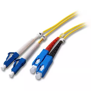 EFB Elektronik O0360.1 optisko šķiedru kabelis 1 m LC SC OS2 Dzeltens