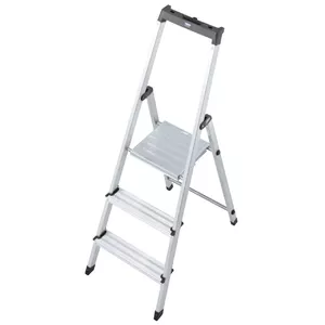 Krause 126214 ladder Step ladder Aluminium, Black