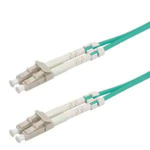 Fibre Optic Jumper Cable ROLINE LC/LC OM3 50/125µm Turquoise 2m