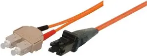 Fibre optic cable Tecline 75007 7.5 m 2x SC MT-RJ Orange