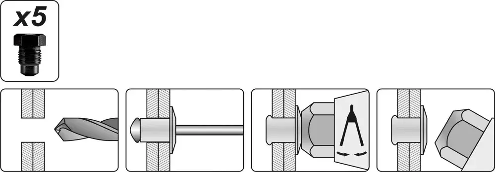 Hand riveter Yato YT-3609 Photo 3