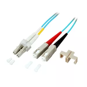 Fibre optic cable EFB Elektronik O0314.0,5 0.5m 2x LC Turquoise