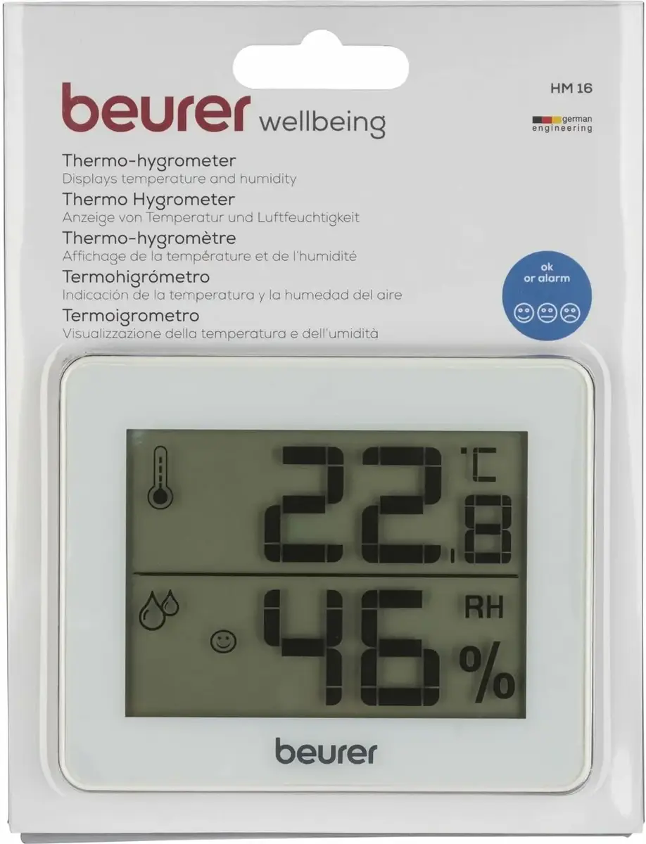 Beurer HM16 digitālais termo-higrometrs Photo 2