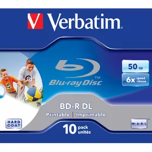 Blu-Ray диск Verbatim 43736 BD-R 50 ГБ 6x 10 штук