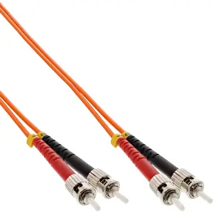 Fiber Optical Duplex Cable InLine ST/ST 50/125µm OM2 2m