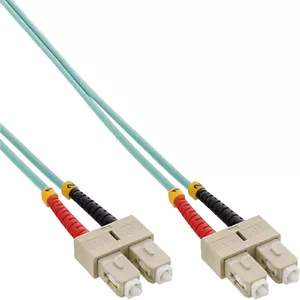 Fiber Optical Duplex Cable SC/SC InLine 83502O 50/125µm OM3 2m