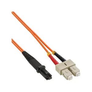 Fiber Optical Duplex Cable InLine MTRJ/SC 50/125µm OM2 5m