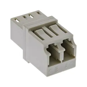InLine Fiber Optical Adapter Duplex LC/LC Female MultiMode Ceramic Sleeve
