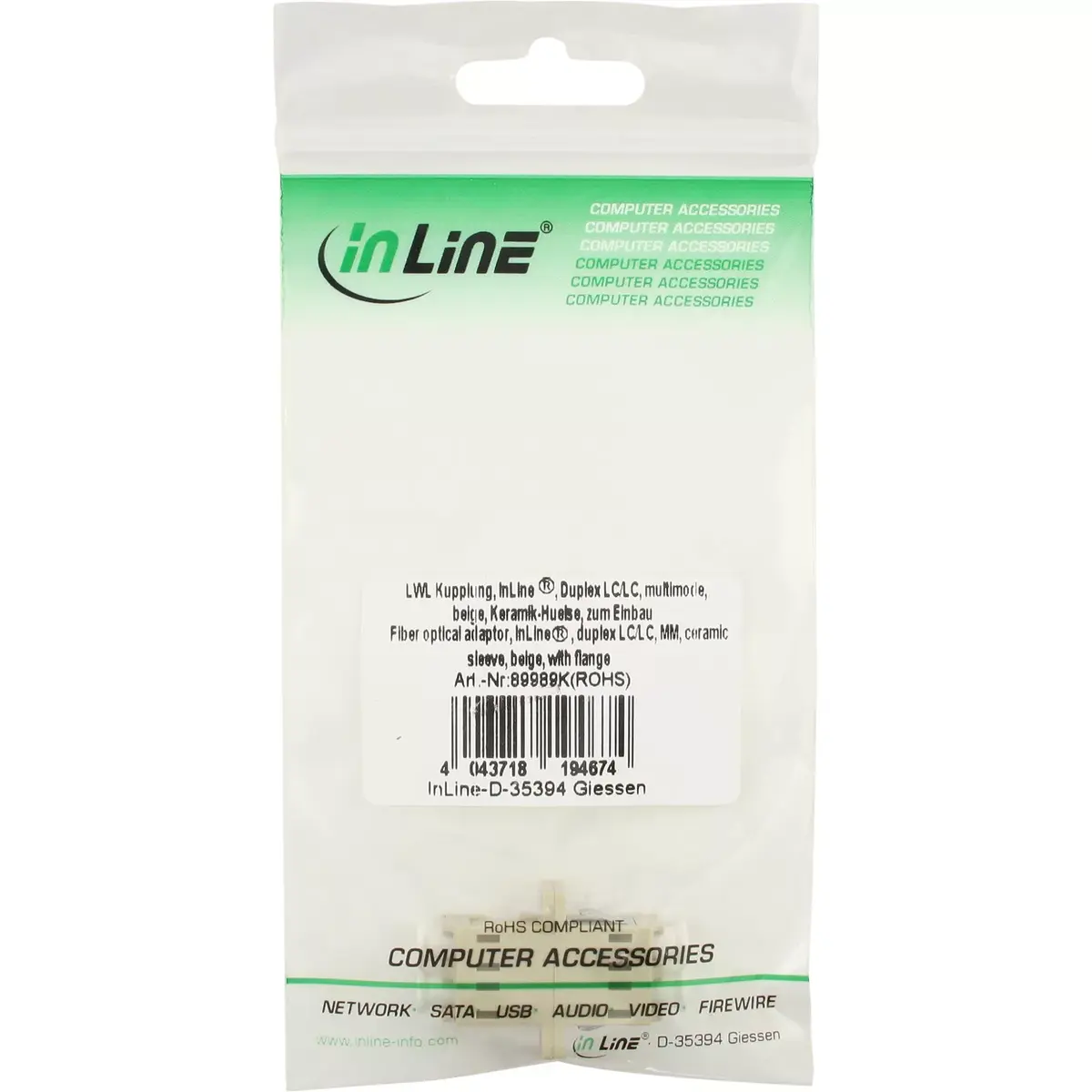 Fiber Optical Adapter InLine 89989K Photo 3