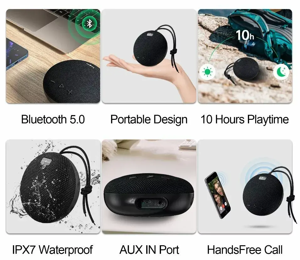Portable Speaker Wise Tiger C200 WT-C200BK Photo 5