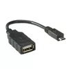 USB kabelis ROLINE USB 2.0 Micro USB B Male - USB A Female Photo 3
