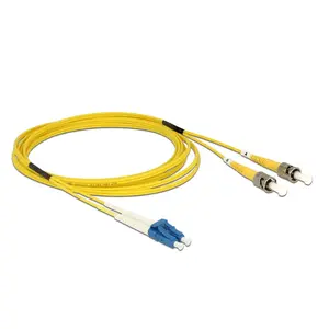 Fibre optic cable DeLOCK 84612 2m LC ST Yellow